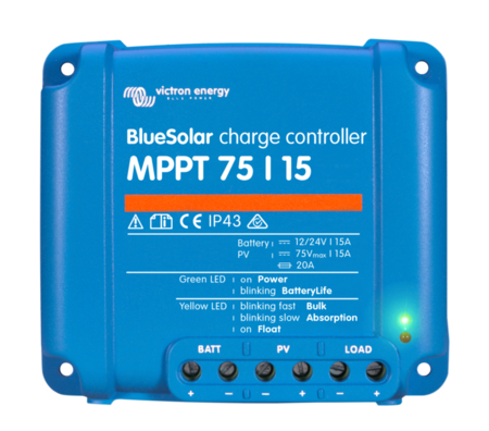 Victron BlueSolar 15A MPPT Charge Controller (12/24V)