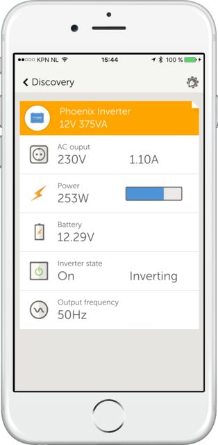 375VA Victron Phoenix Inverter UK (12/24/48V) with VE.Direct