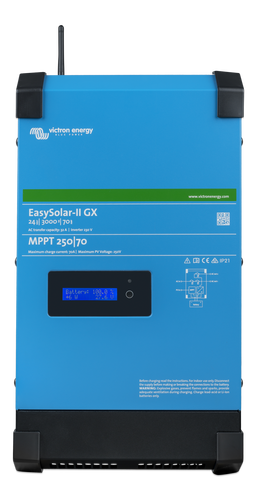 Victron EasySolar-II GX Inverter / Charger / Solar Controller 3000VA 24/48V